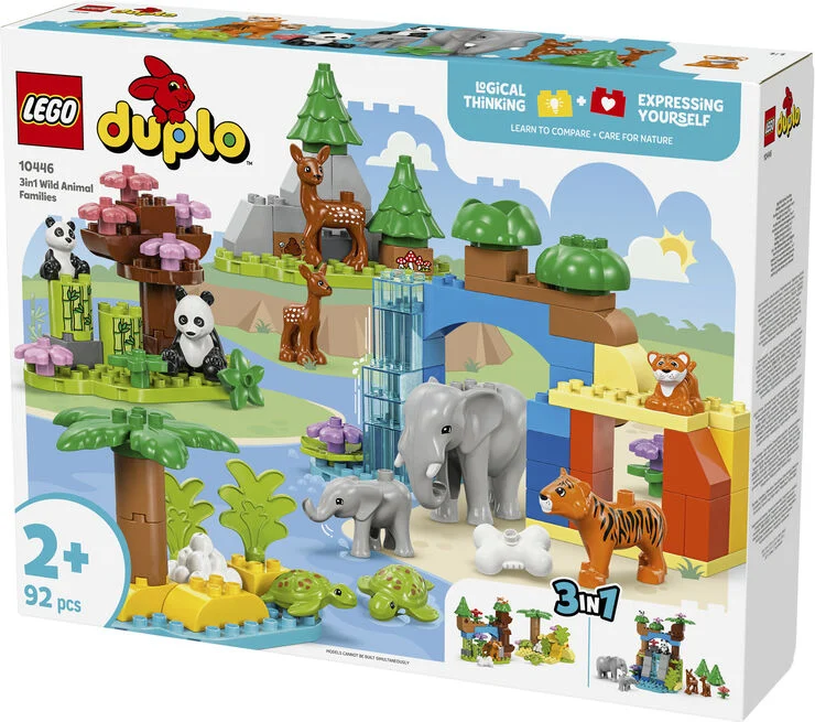Lego 3-i-1 vilde dyrefamilier