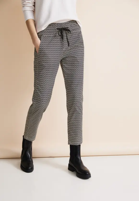 Print Joggpants - Black