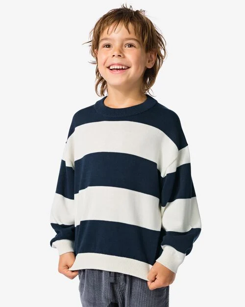 pull rayé bleu