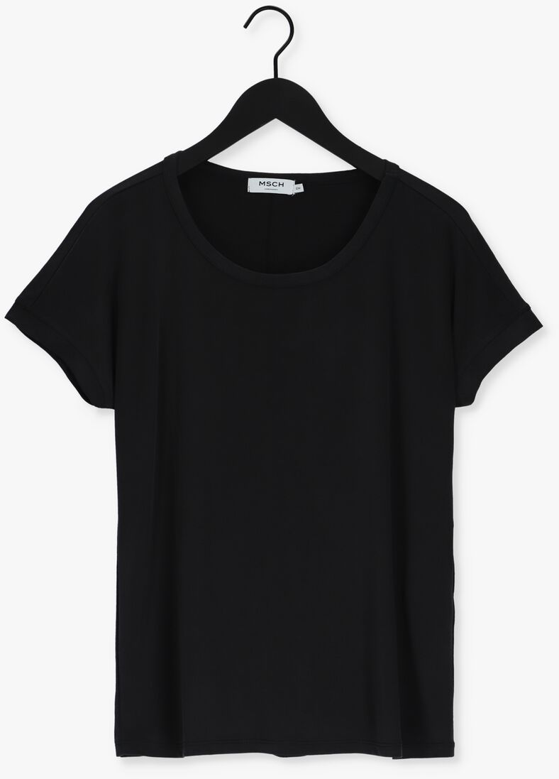 MSCH COPENHAGEN zwarte msch copenhagen t-shirt fenya modal tee