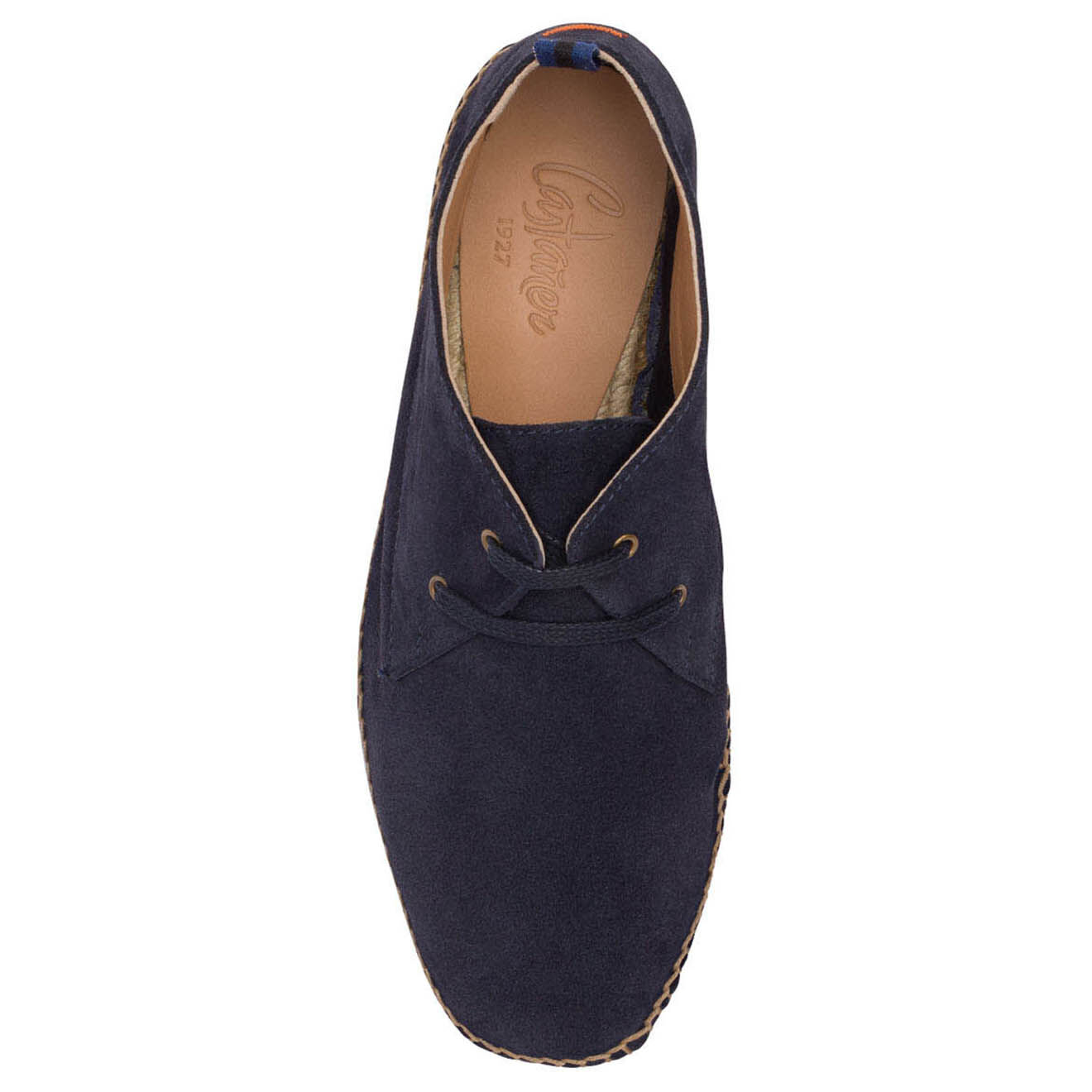 Castaner Chukka boots en Velours de Cuir Bruno marine