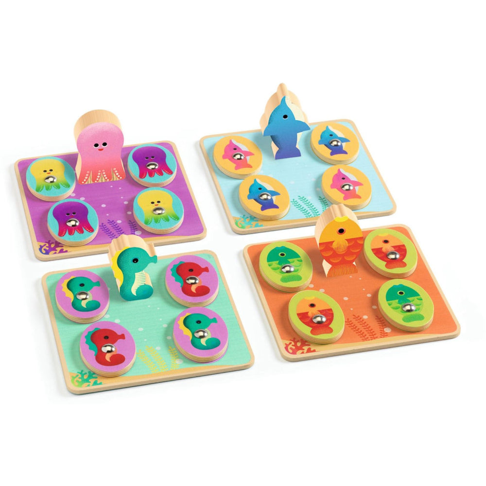 Køb Djeco Trælærespil, Ludo Havet 4 Spil