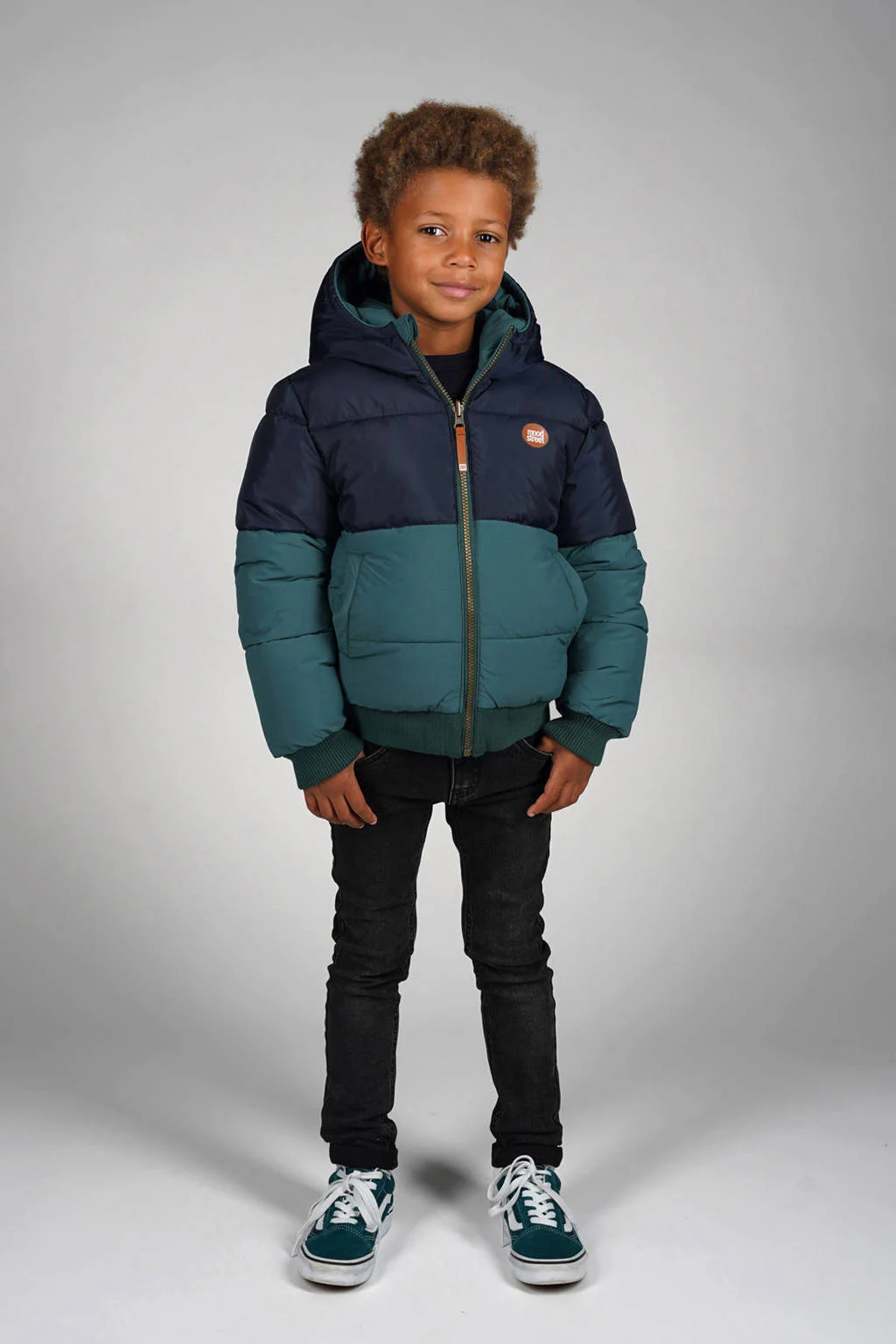 Moodstreet reversible jas groen