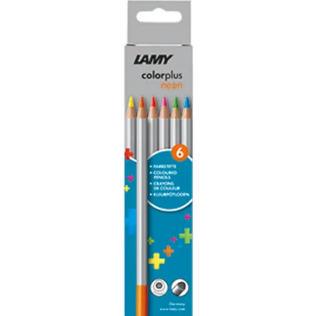 LAMY colorplus Farbstifte Faltschachtel neon 6er