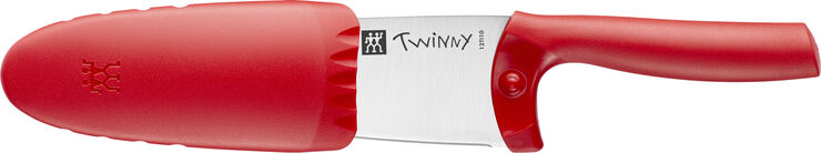 Zwilling Twinny Kokkekniv, 10 cm rød Rød