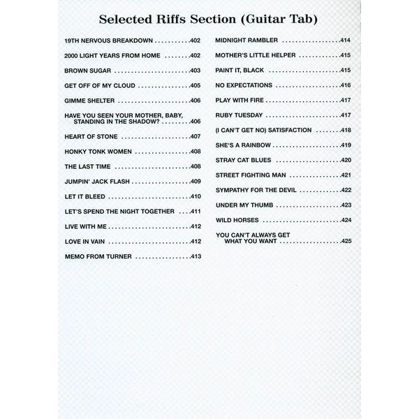 Alfred Music Publishing Rolling Stones Fake Book