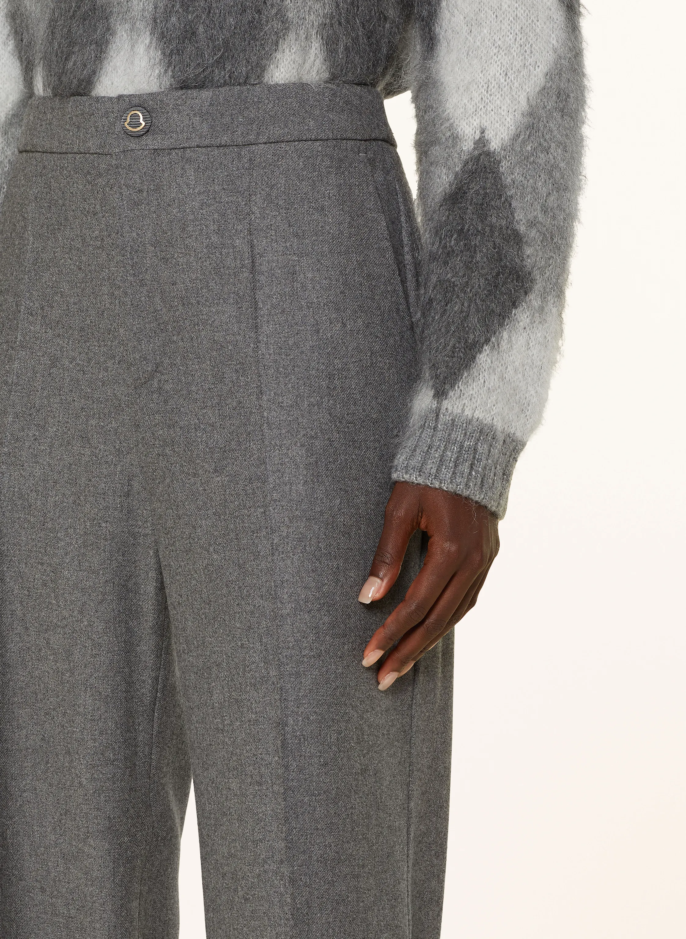 MONCLER Flanellhose