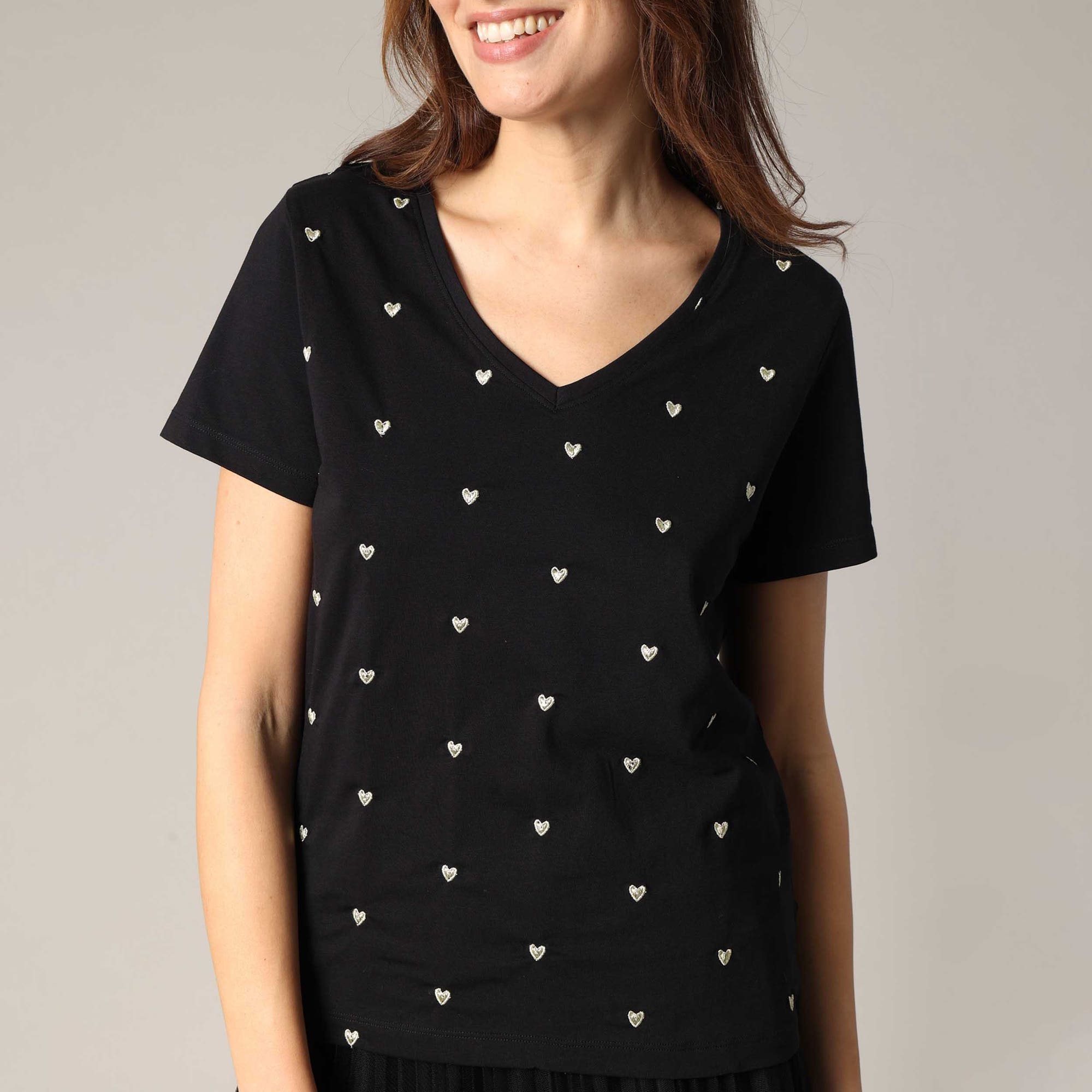 T-shirt Femme noir