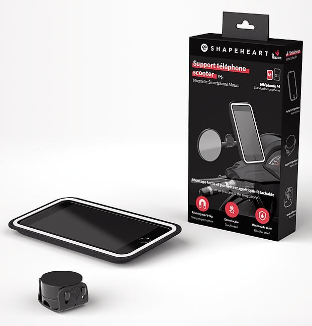 SHAPEHEART - SUPPORT DE SMARTPHONE POUR SCOOTER