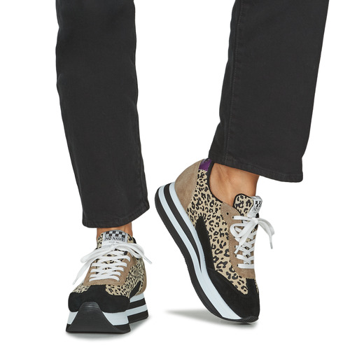 No Name - FLEX M JOGGER - Noir / Beige