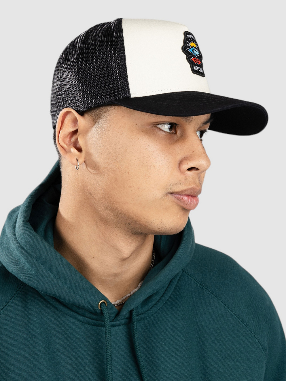 Rip Curl Search Icon Trucker Cap black/white