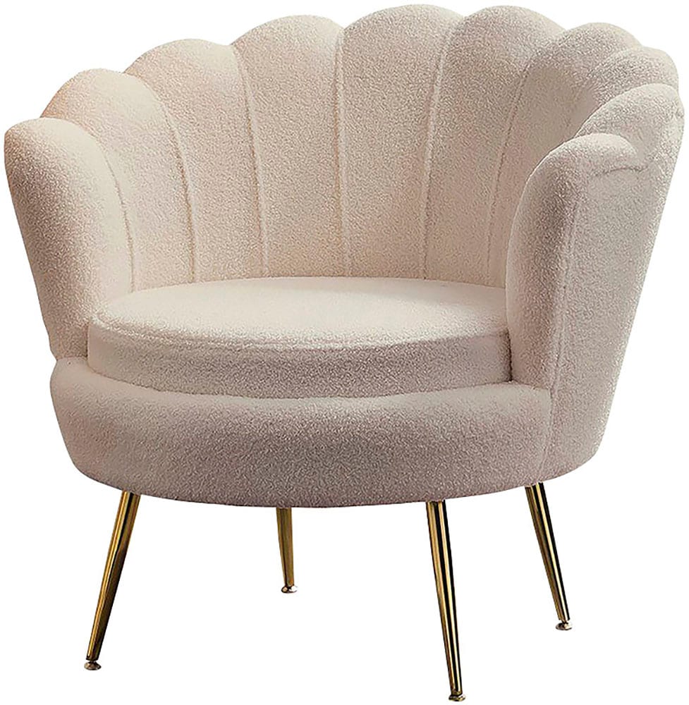 SalesFever Loungesessel »Sessel: Entspannung pur« Extravaganter Blickfang im stilvollen Muscheldesign