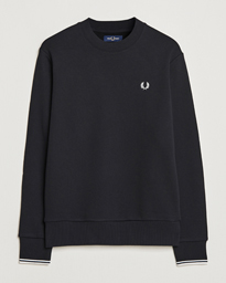 Fred Perry Crew Neck Sweatshirt Cinnamon Brown