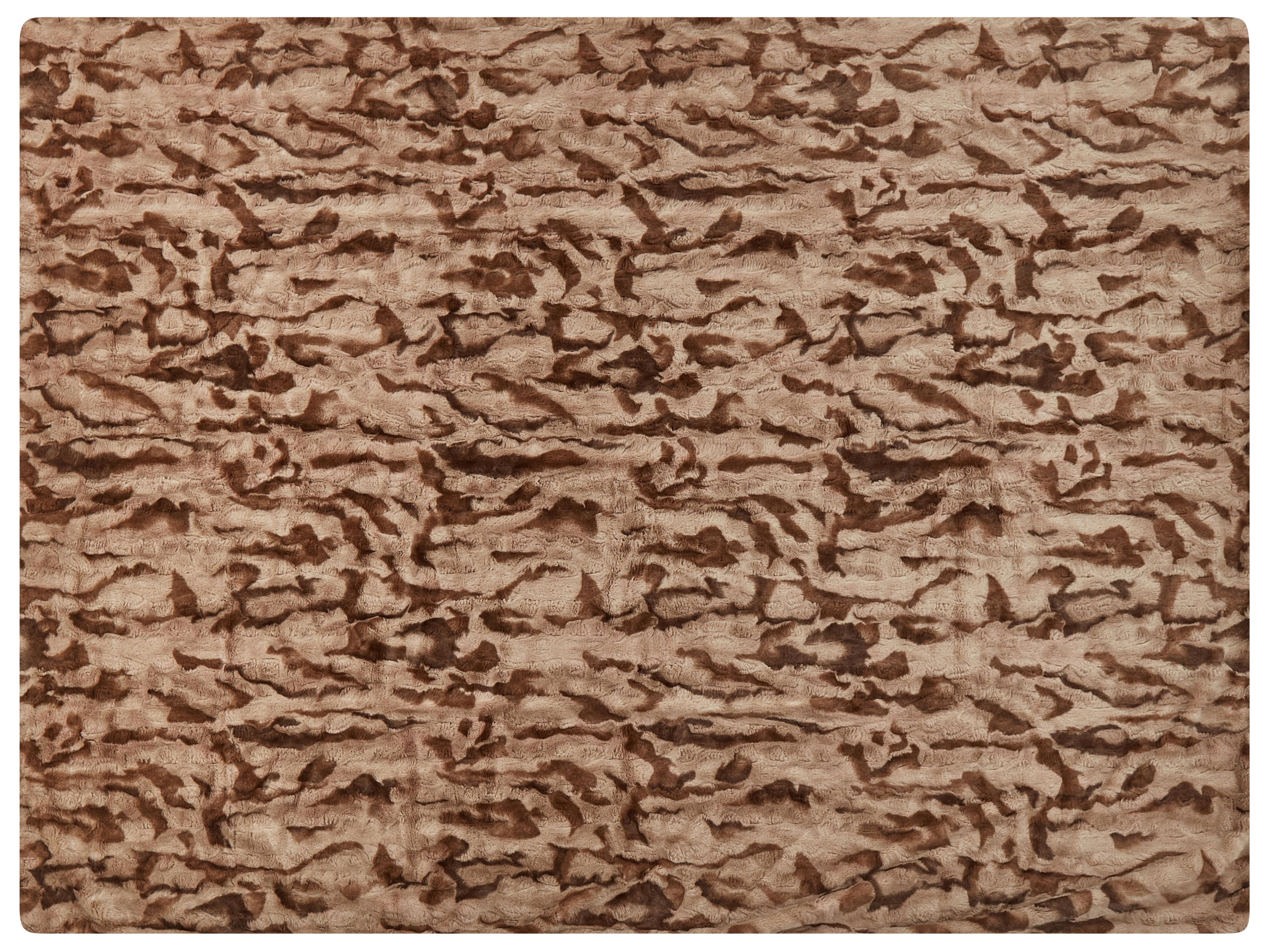 Plaid BAKIRA Nepbont 150 x 200 cm Bruin