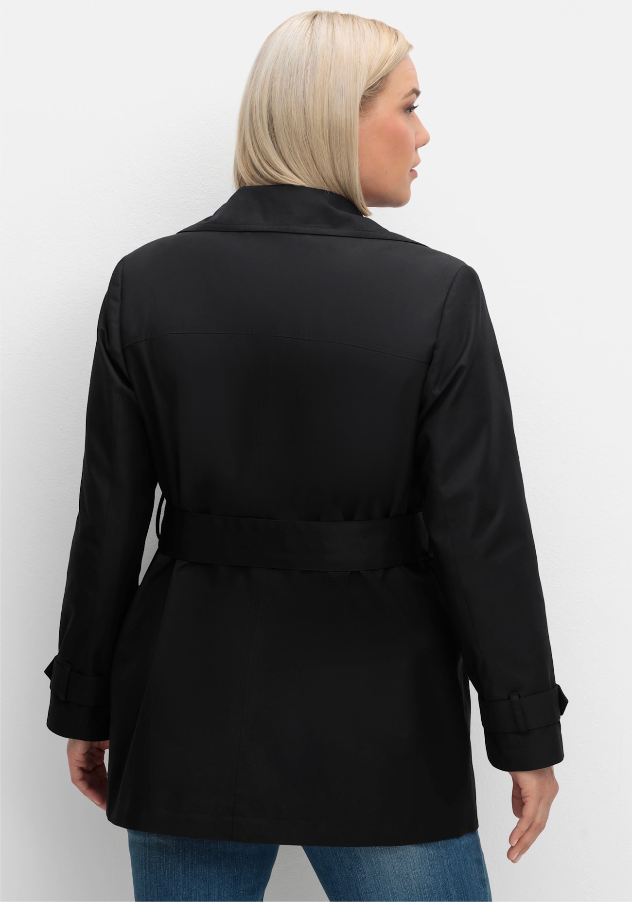 Sheego Outdoorjacke ohne Kapuze