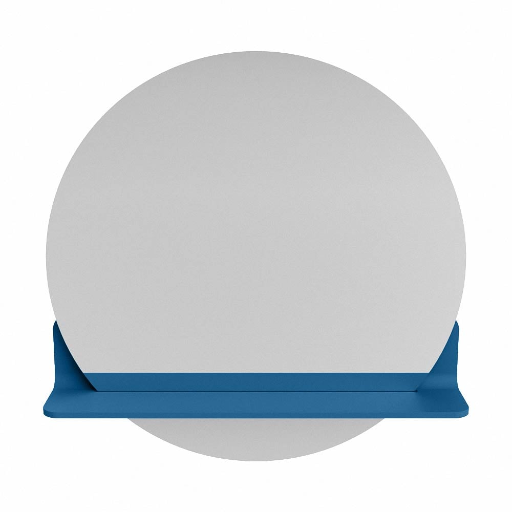 Mondiaz Spot spiegel rond Ø60cm met planchet jeans