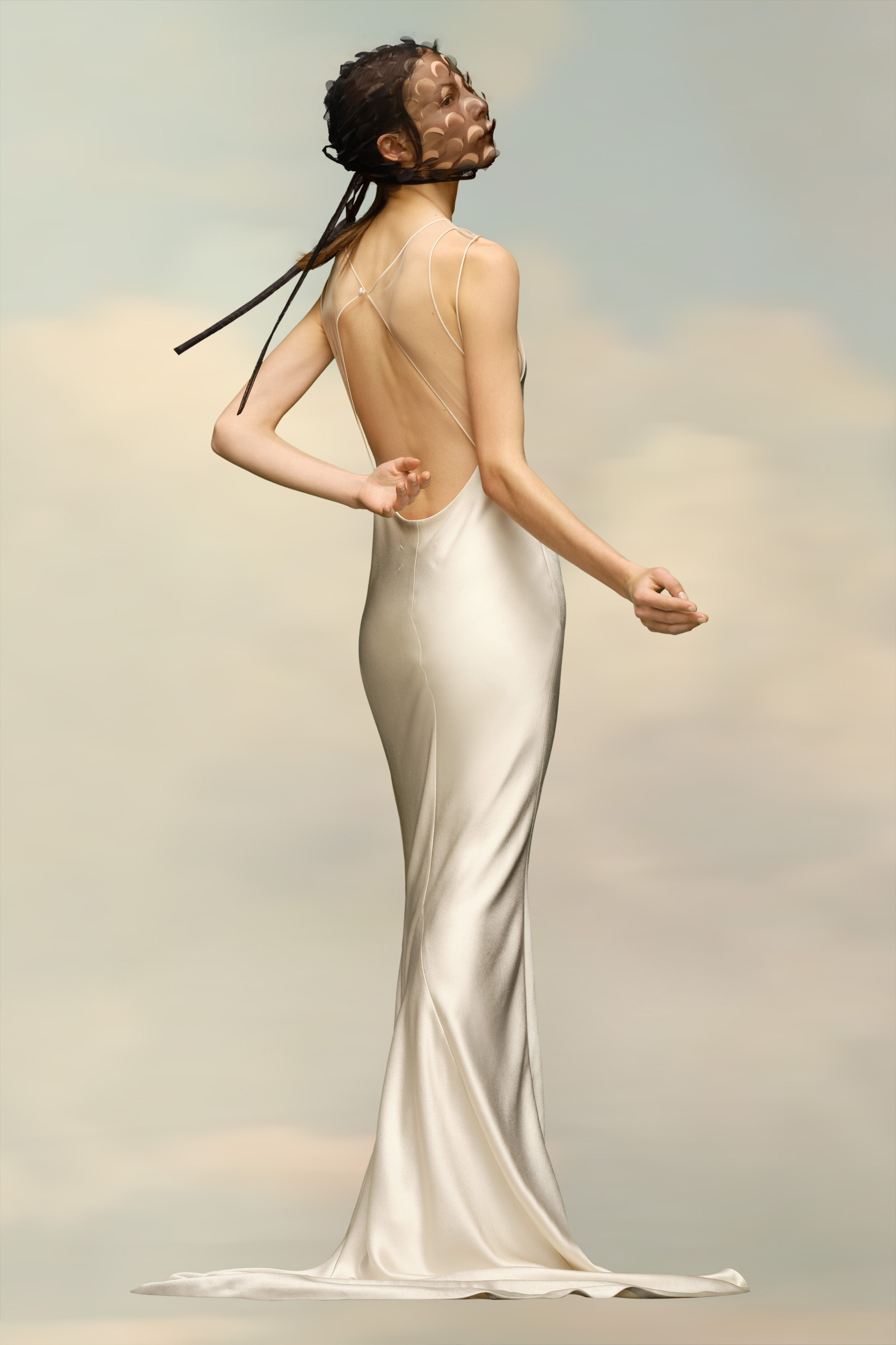Robe en satin