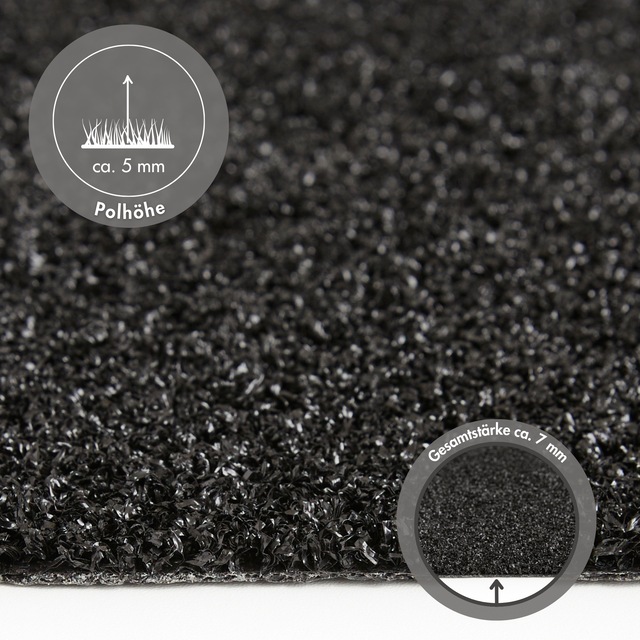 Andiamo Kunstrasen »Lanzarote, Made in Belgium« rechteckig 7 mm Höhe luxuriös, für Balkon & Terrasse, Rasenteppich, wasserdurchlässig