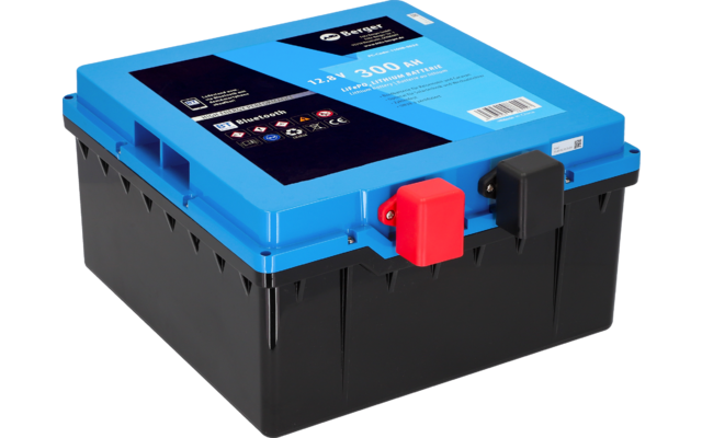 Berger LiFePO4 Lithium Untersitz Batterie Pro 300 Ah 12V mit Bluetooth & Heizung