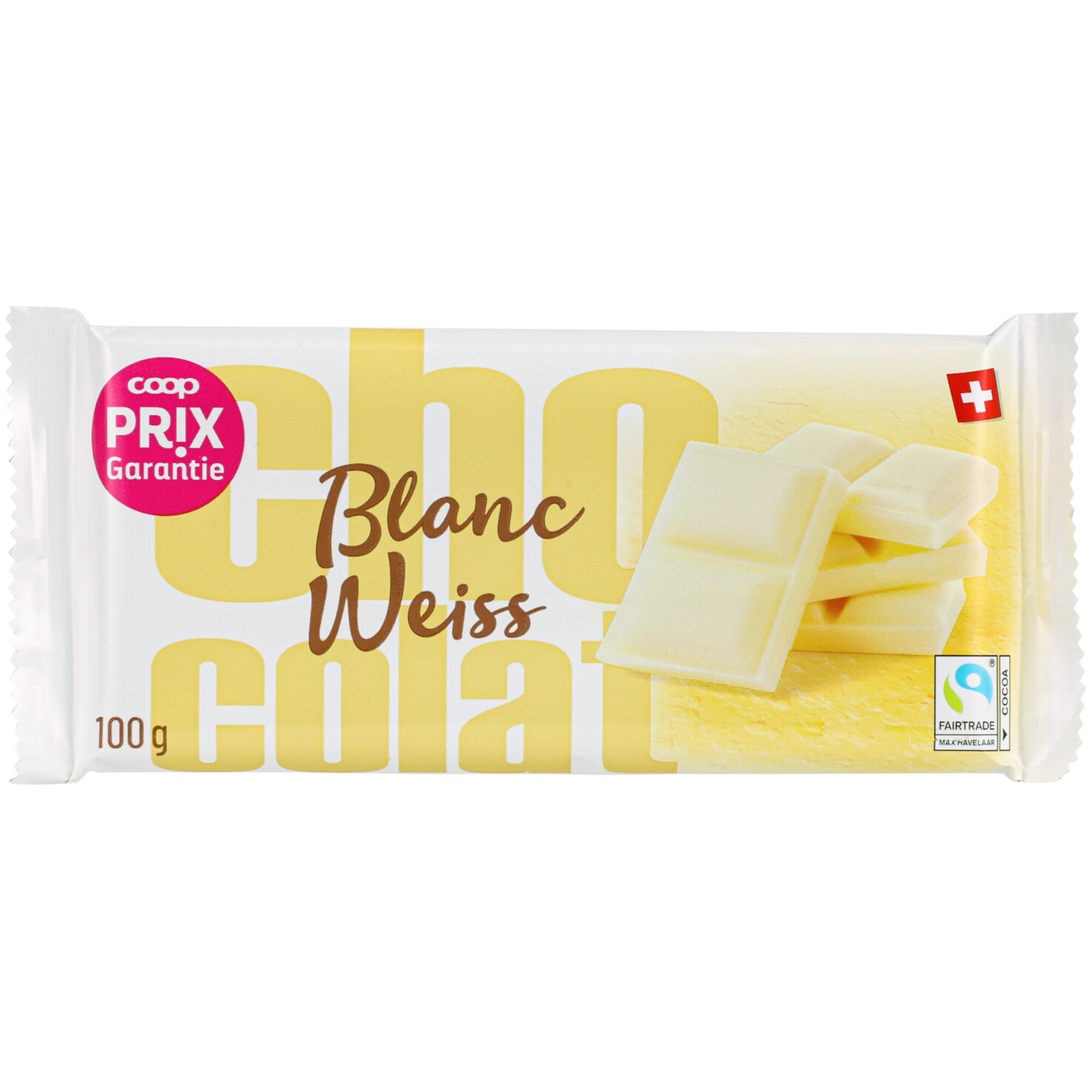 Prix Garantie Fairtrade Tafelschokolade weiss