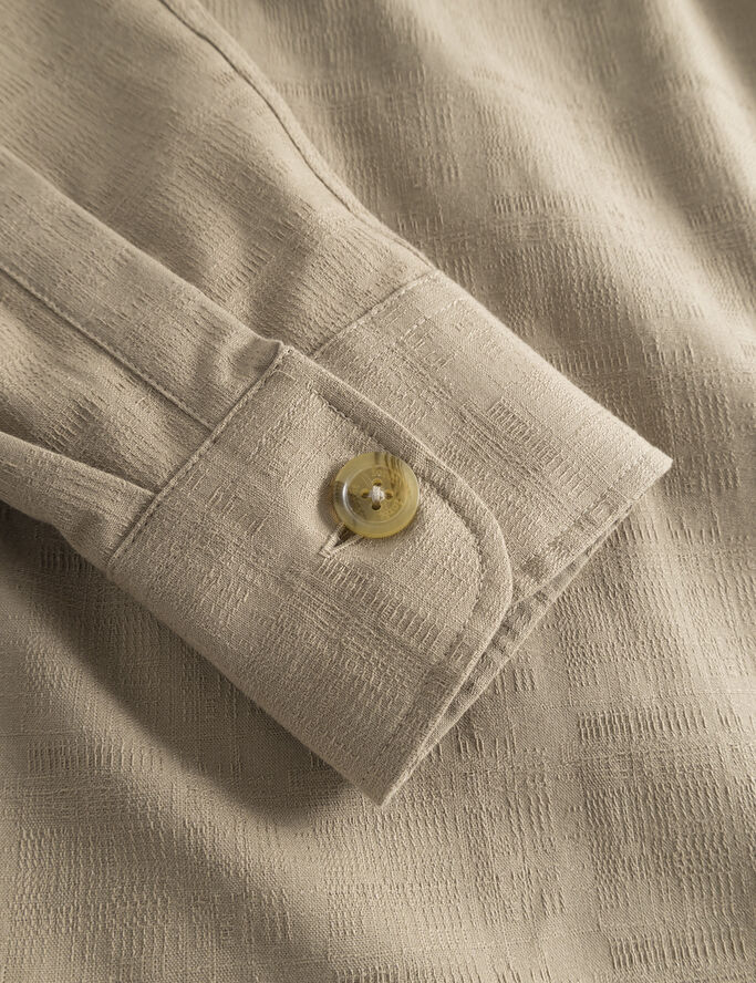Forét MAP JACQUARD SHIRT Army