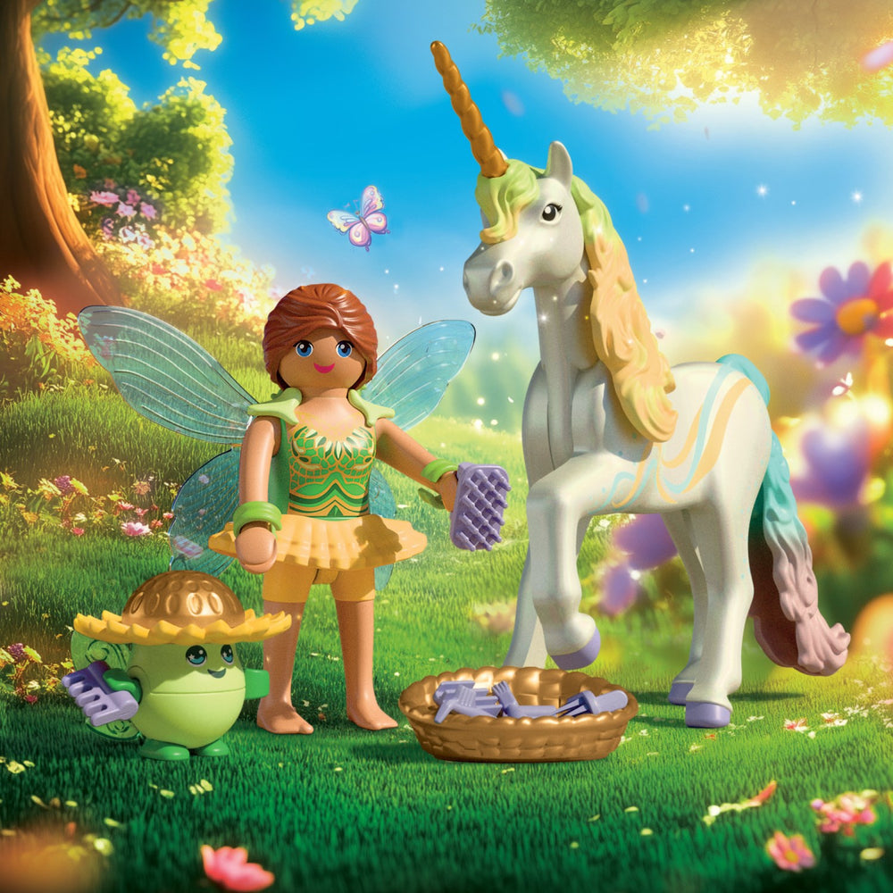Køb Playmobil® Collectible Unicorn: Rainbow Flower With Fe
