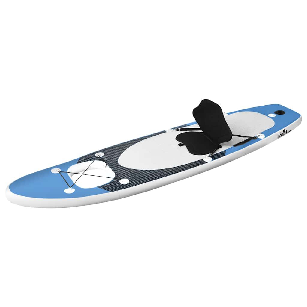 vidaXL Opblaasbaar SUP-board met accessoires, blauw, 300x76x10 cm