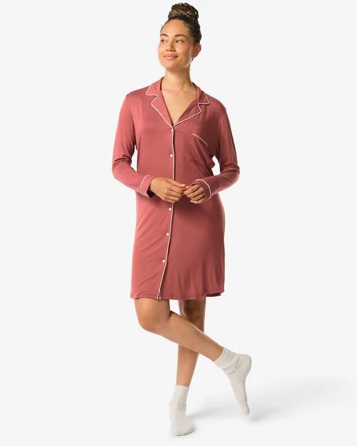chemise de nuit femme rouge moyen