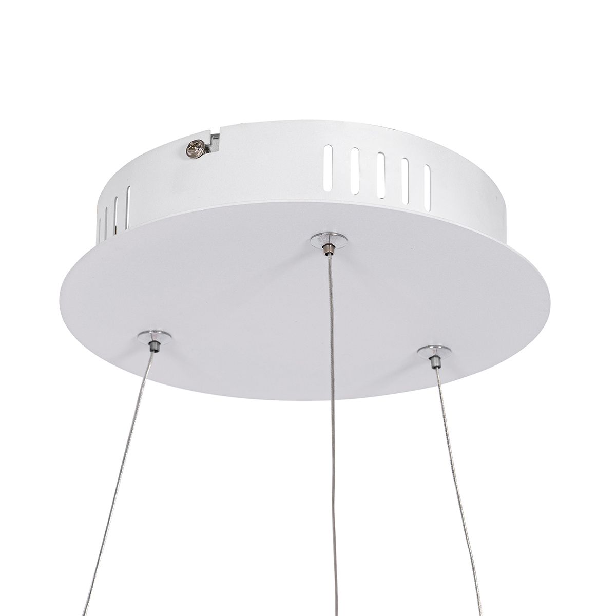 Design hanglamp wit 60 cm incl. LED 3-staps dimbaar - Anello