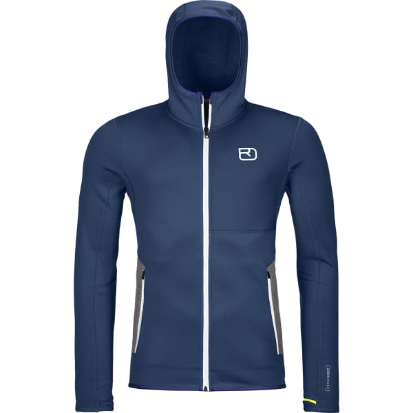 Veste polaire randonnée ORTOVOX FLEECE HOODY M DEEP OCEAN