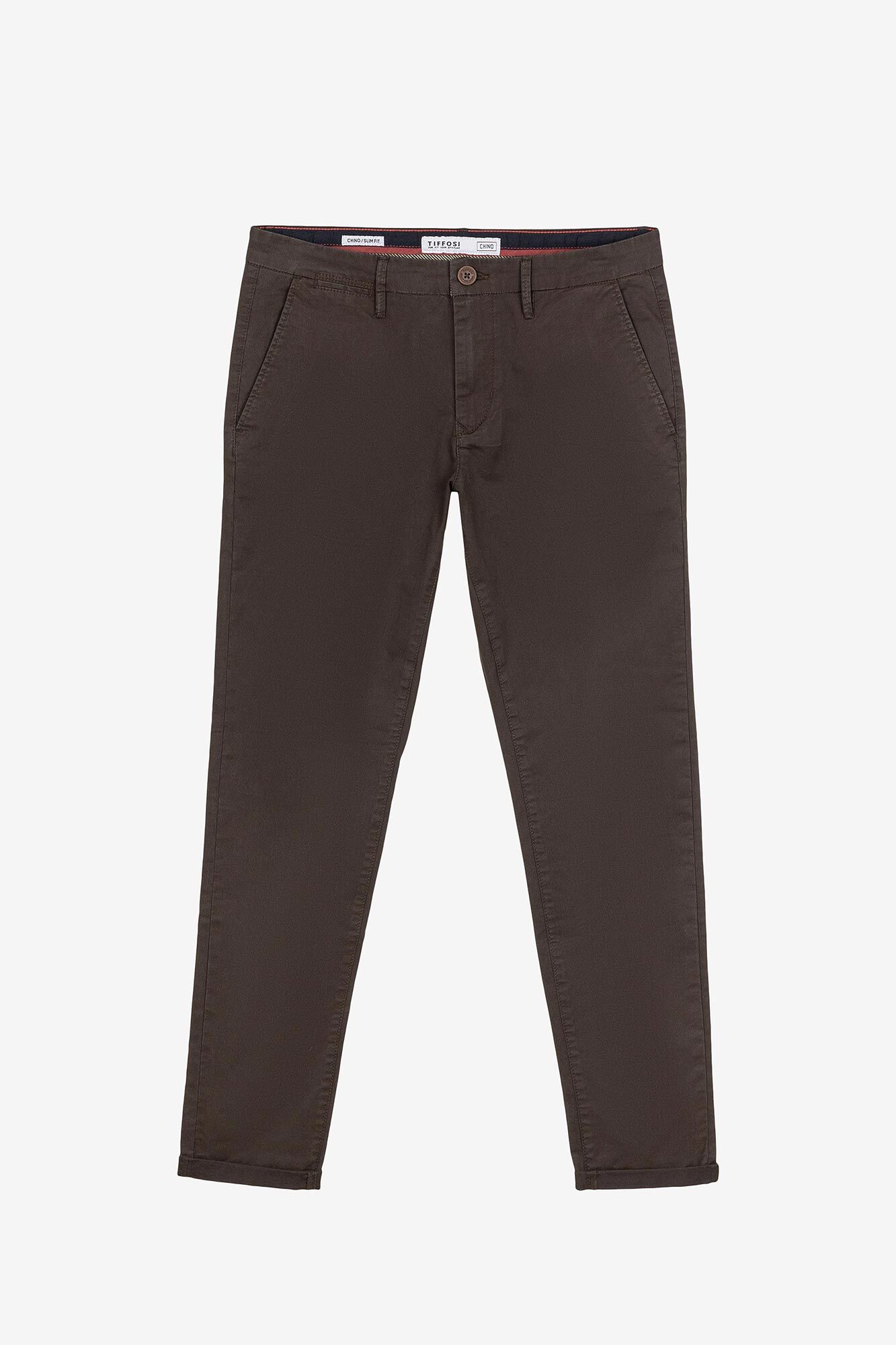 Calças chino de corte slim