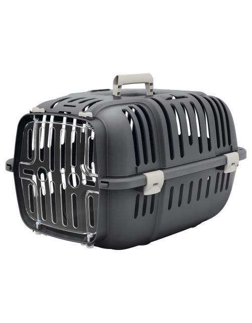 Ferplast Vervoersbox Jet 10 - Kattenvervoersbox - 47x32x29 cm Grijs