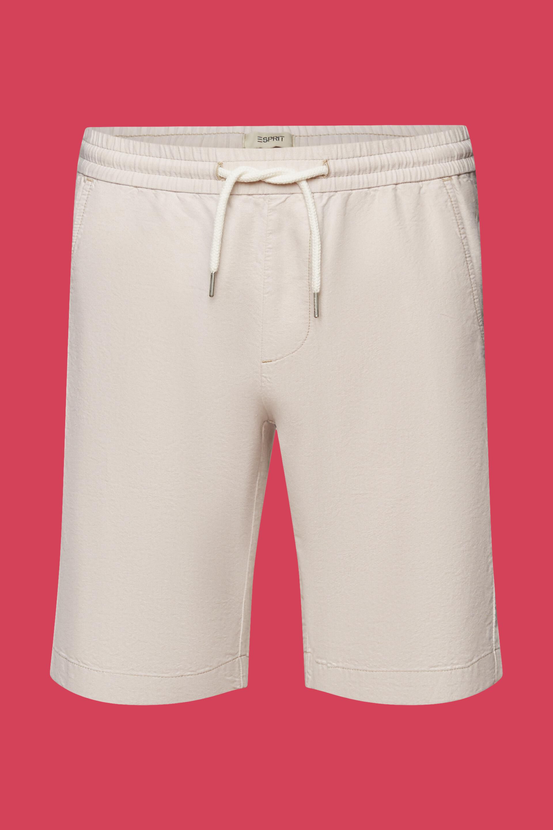 Short en twill à enfiler, 100 % coton