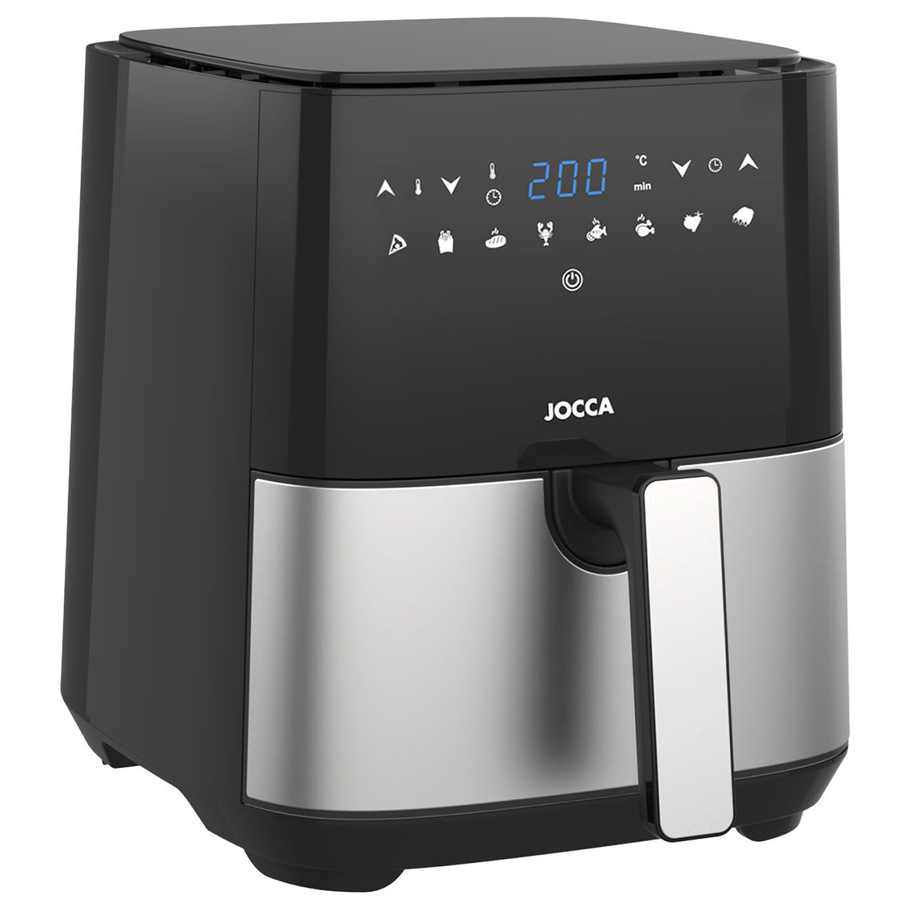 Jocca Friteuse à air chaud 5L + grille noire