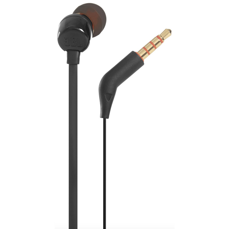 JBL T110 In-Ear Kopfhörer, mit Kabel, schwarz