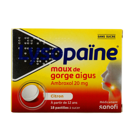 Lysopaïne - Maux de gorge