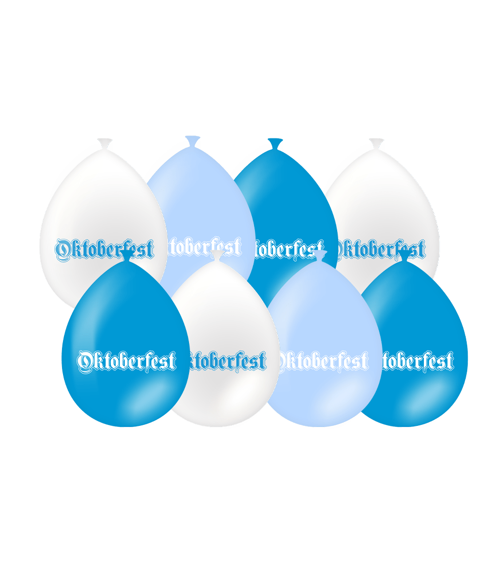 Oktoberfest Ballonnen 30cm 8st