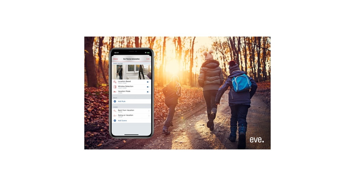 eveThermo Smart Radiator Valve verwarmingsregeling  (BLE, Thread)