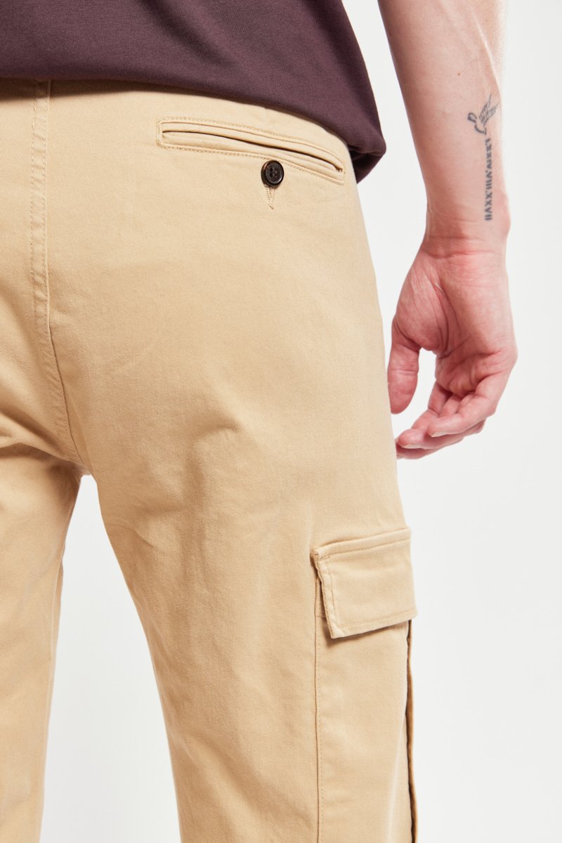 Pantalon cargo - coton
