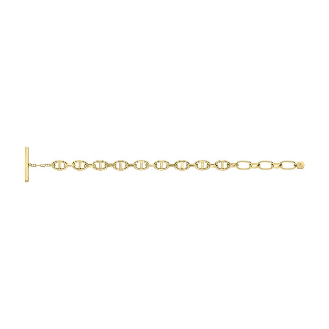 Fossil Armband Heritage D-Link Gold