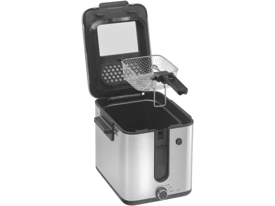 Mini friteuse avec découpe-frites