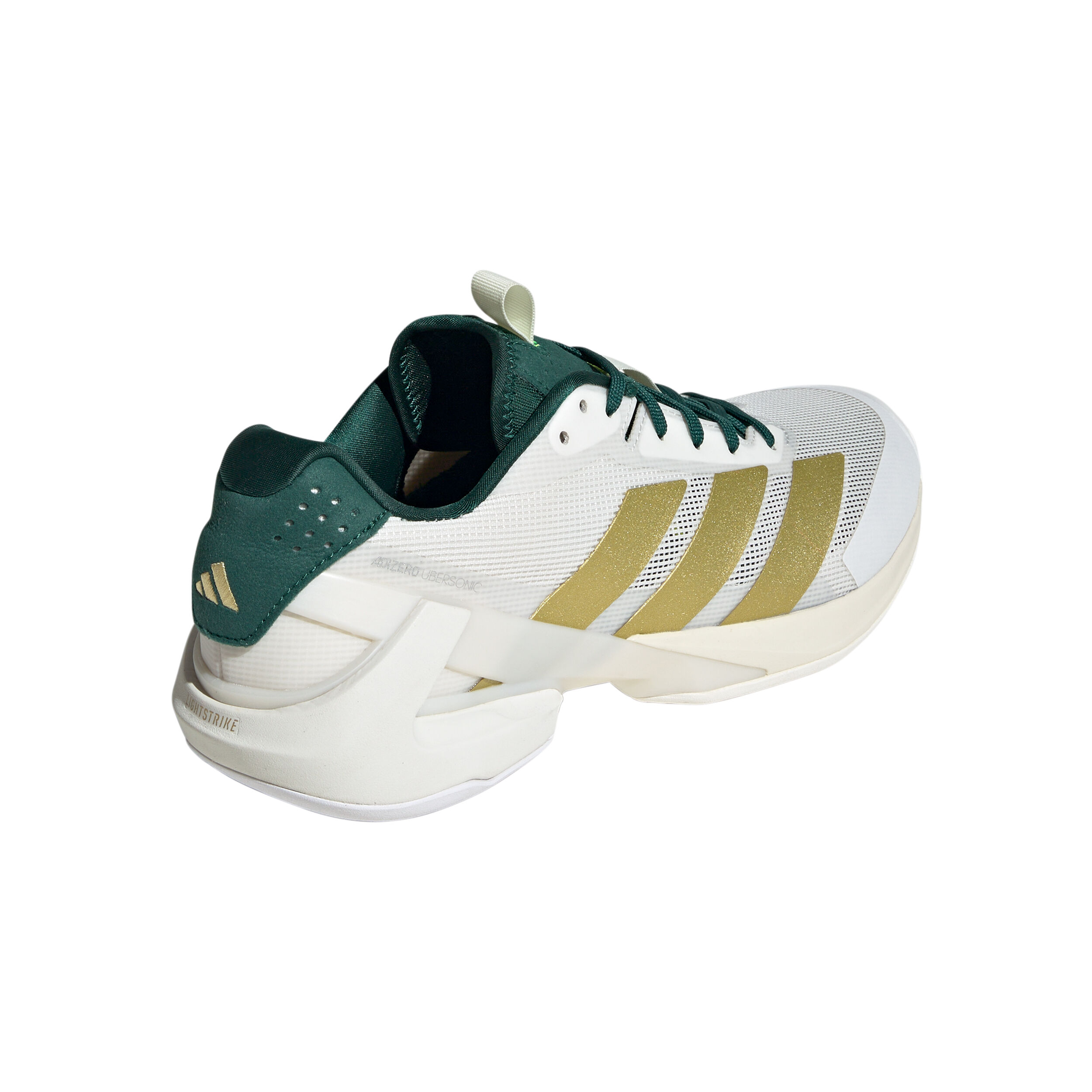 adidas Adizero Ubersonic 5 Chaussures Toutes Surfaces Hommes - Blanc , Or