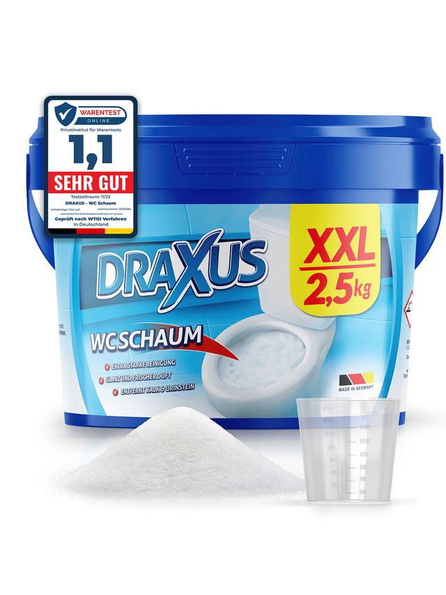 DRAXUS WC Schaum – kraftvolle Reinigung