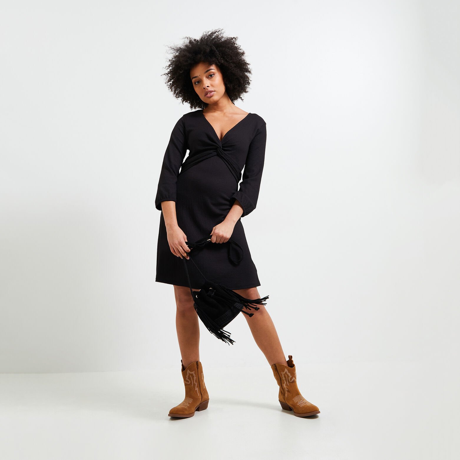 Robe unie femme
