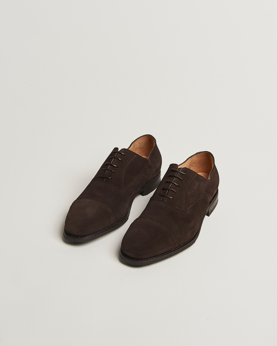 Myrqvist Äppelviken Oxford Dark Brown Suede