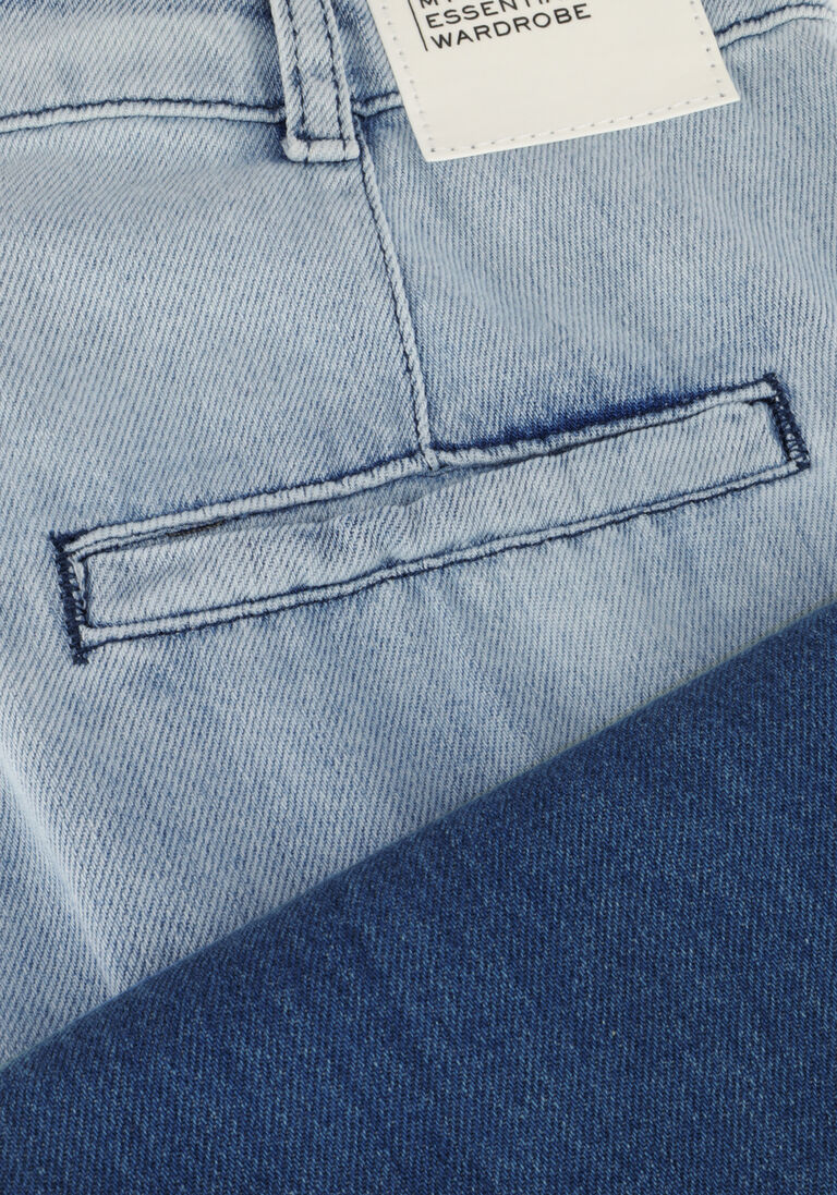 MY ESSENTIAL WARDROBE lichtblauwe my essential wardrobe straight leg jeans malomw 143 wide