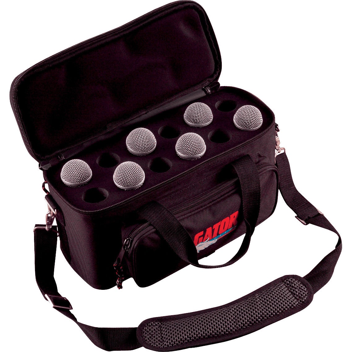 Gator Cases GM-12B nylon tas voor 12 microfoons
