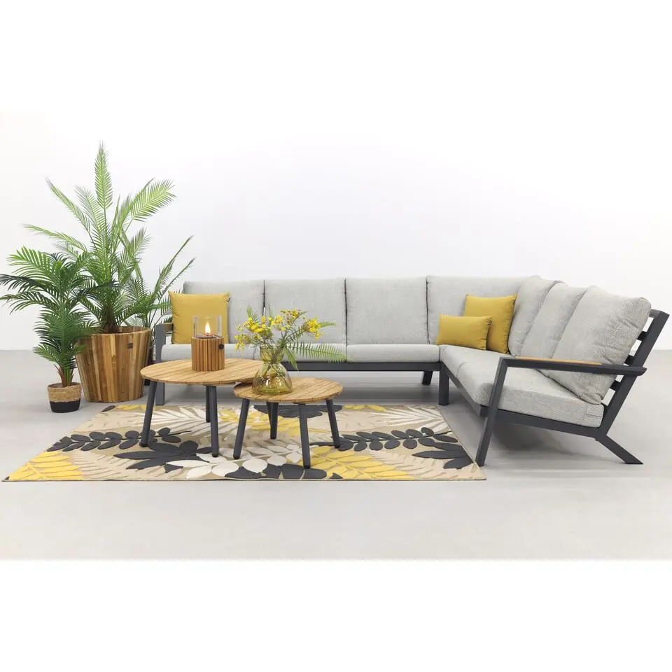 VDG Santos/Mindo loungeset - loungebank - antraciet