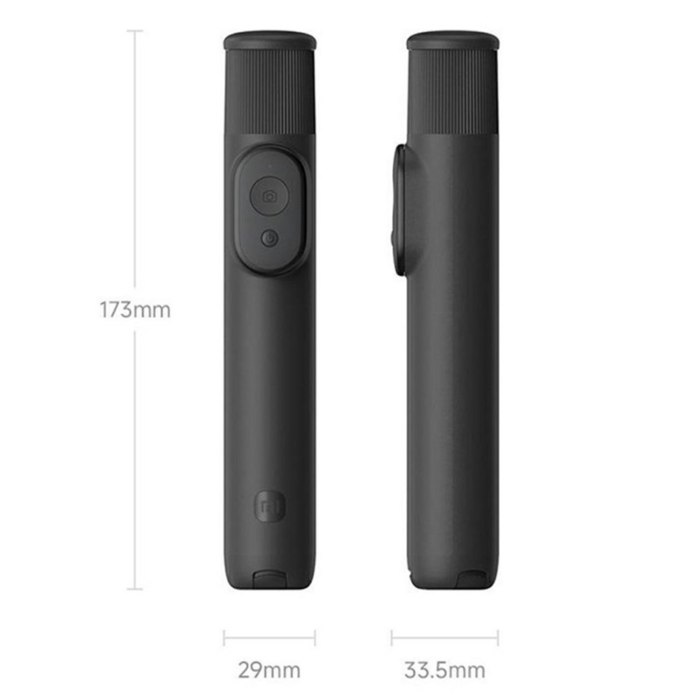 (52cm) 360° Grad Selfie Stick Tripod Dreibein Stativ Halterung mit Bluetooth Fernauslöser für Smartphone - Beige