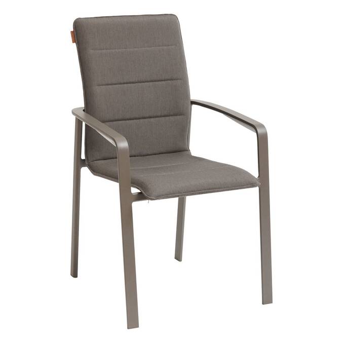 Fauteuil de jardin empilable DIESE Mocha & Praline